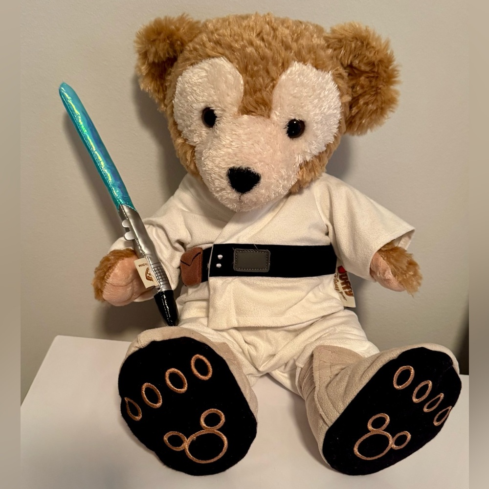 Duffy the Disney Bear Star Wars Luke Skywalker Outfit With Lightsaber Plush